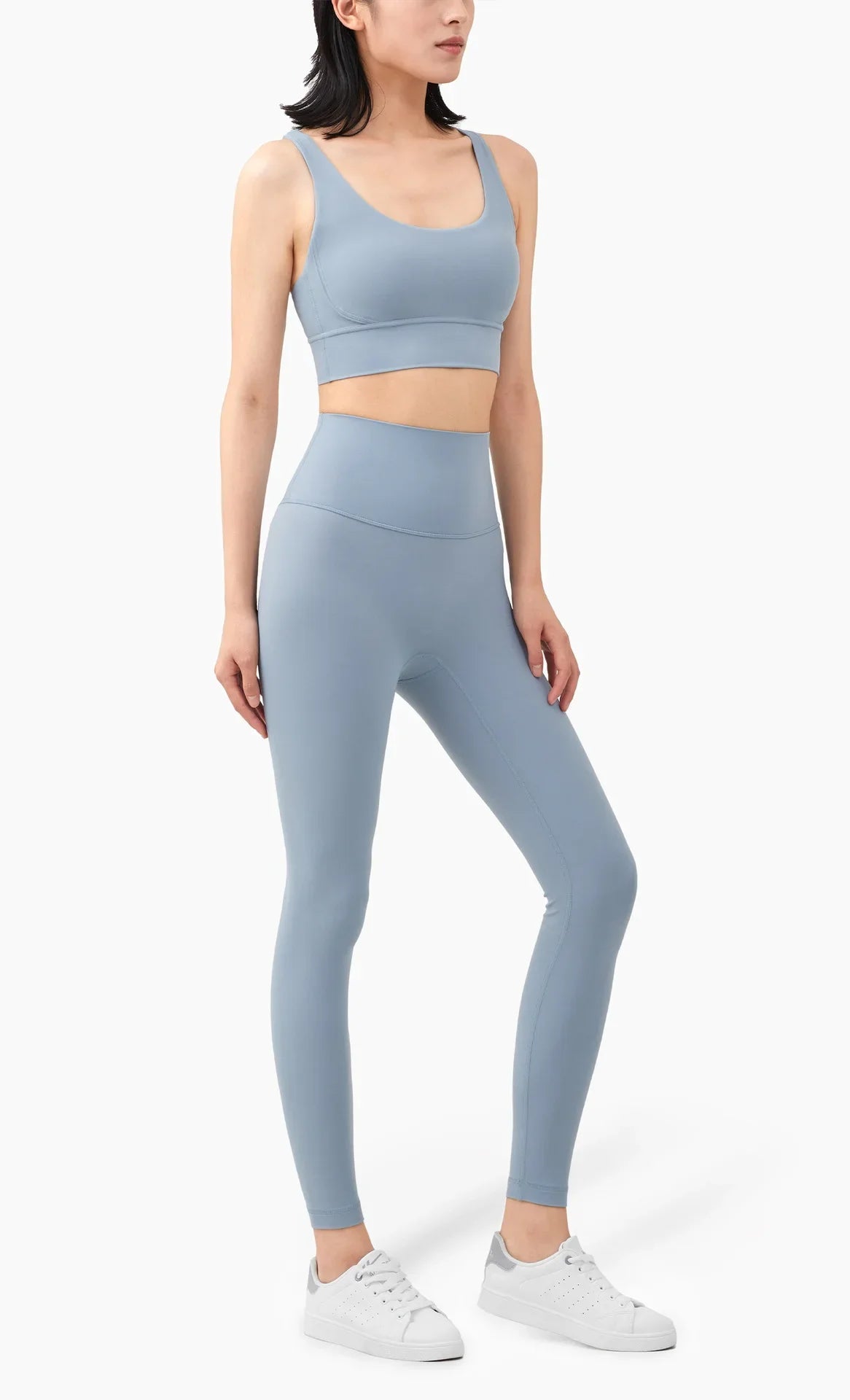 Summer New 2 Piece Yoga Clothes  Women's Tracksuit Athletic Cross Back Nylon Yoga Top Women Sports Bra Leggings Pilates Fitness