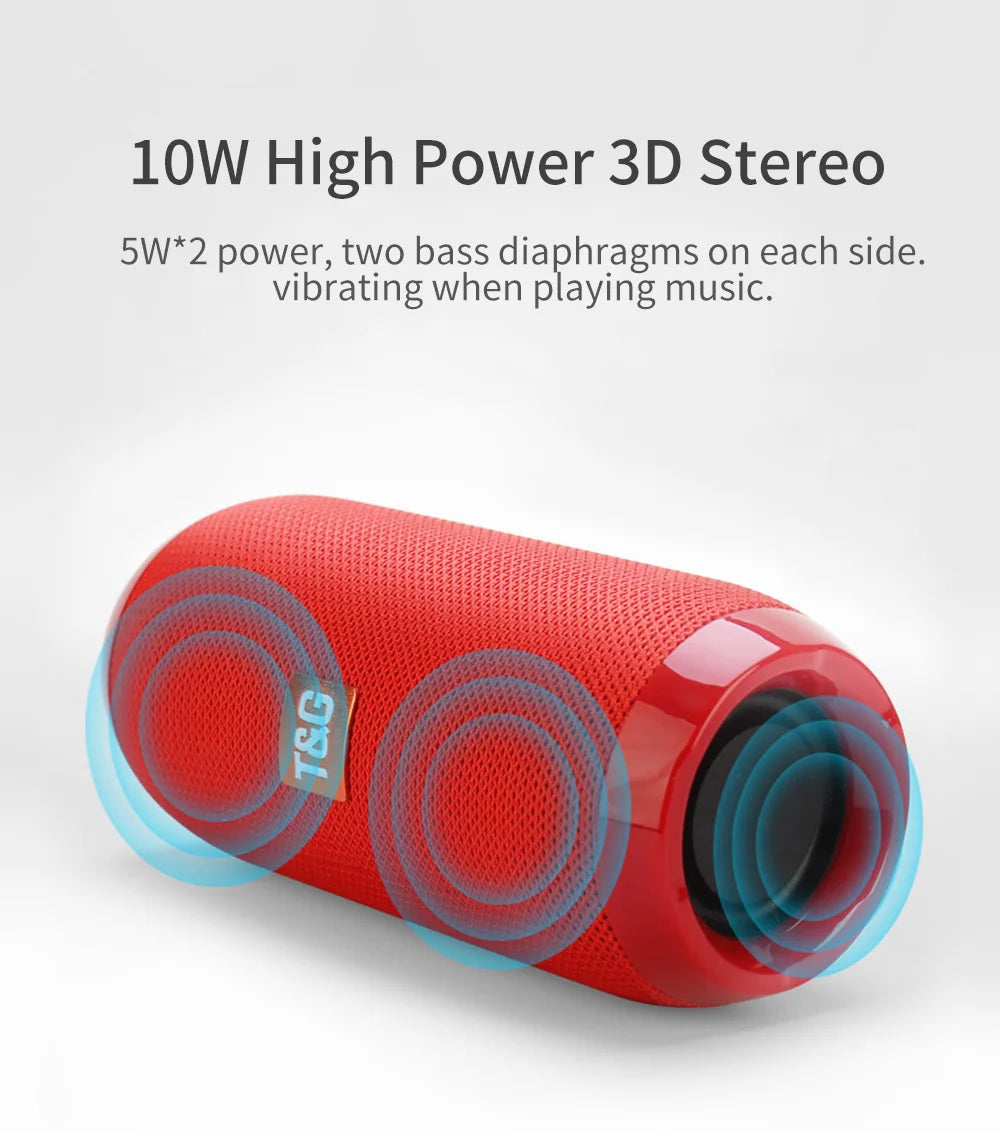 Bluetooth Speaker T&G TG117 Portable TWS Sound Box