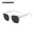 Men Women Shades Big Frame Outdoor UV400 Sun Glasses Black White