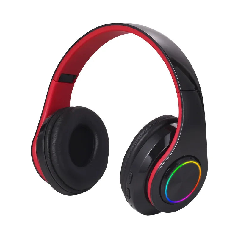 5.0 Headphone With Microphone On-Ear Headset Stereo Sound Earphones Sports Gaming