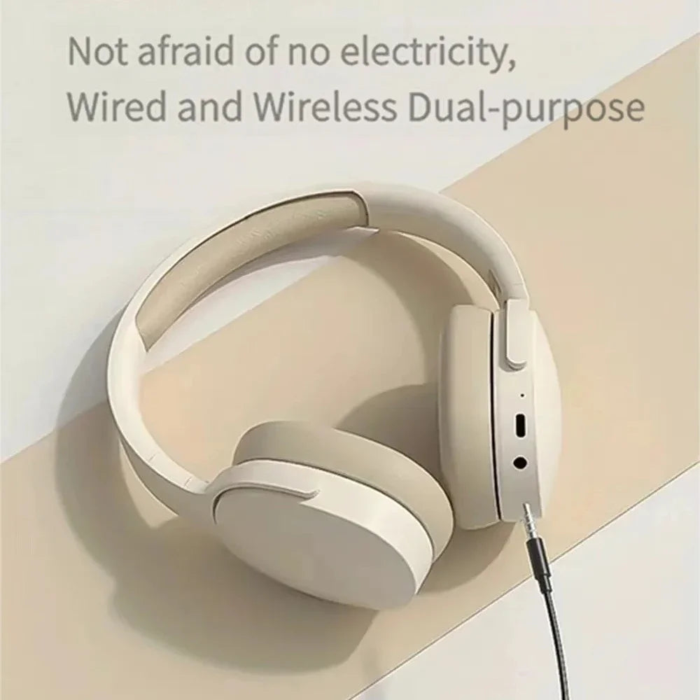 Bluetooth 5.3 Headsets Gaming Headphones Dual Mode Wireless Earphones Foldable Noise Reduction