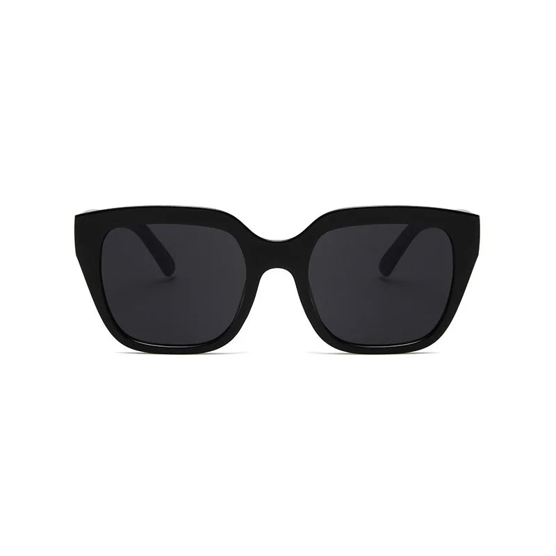 Men Women Shades Big Frame Outdoor UV400 Sun Glasses Black White
