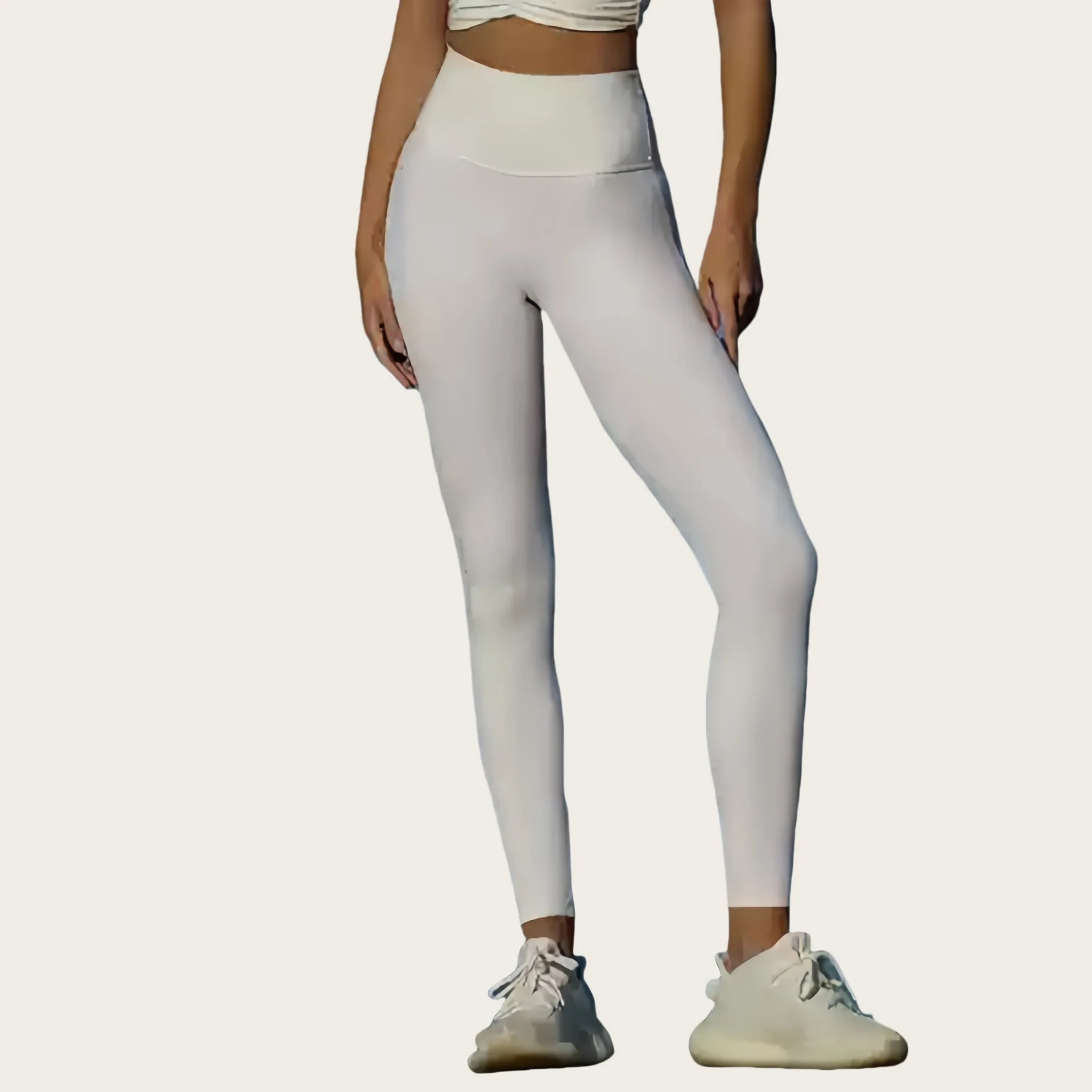 Black Square Neck Tight High Elastic Skinny Yoga Sports Long Sleeves Fashion Compression Pants Fitness Leggings Workout Tights