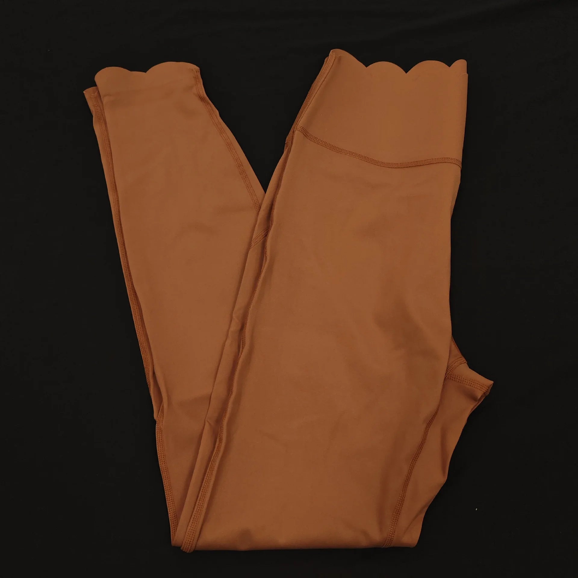 Black Square Neck Tight High Elastic Skinny Yoga Sports Long Sleeves Fashion Compression Pants Fitness Leggings Workout Tights