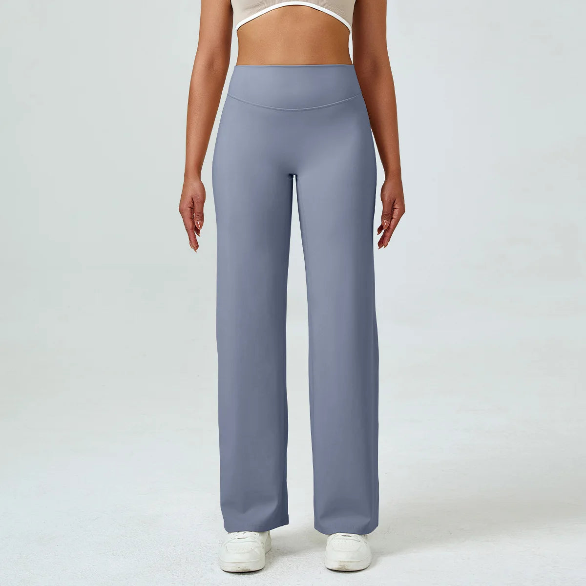 Yoga Pants High Waist Straight Wide Leg Pants Slim-fit Hip-lifting Slimming Yoga Clothing Sports Breathable Quick-drying Fitness