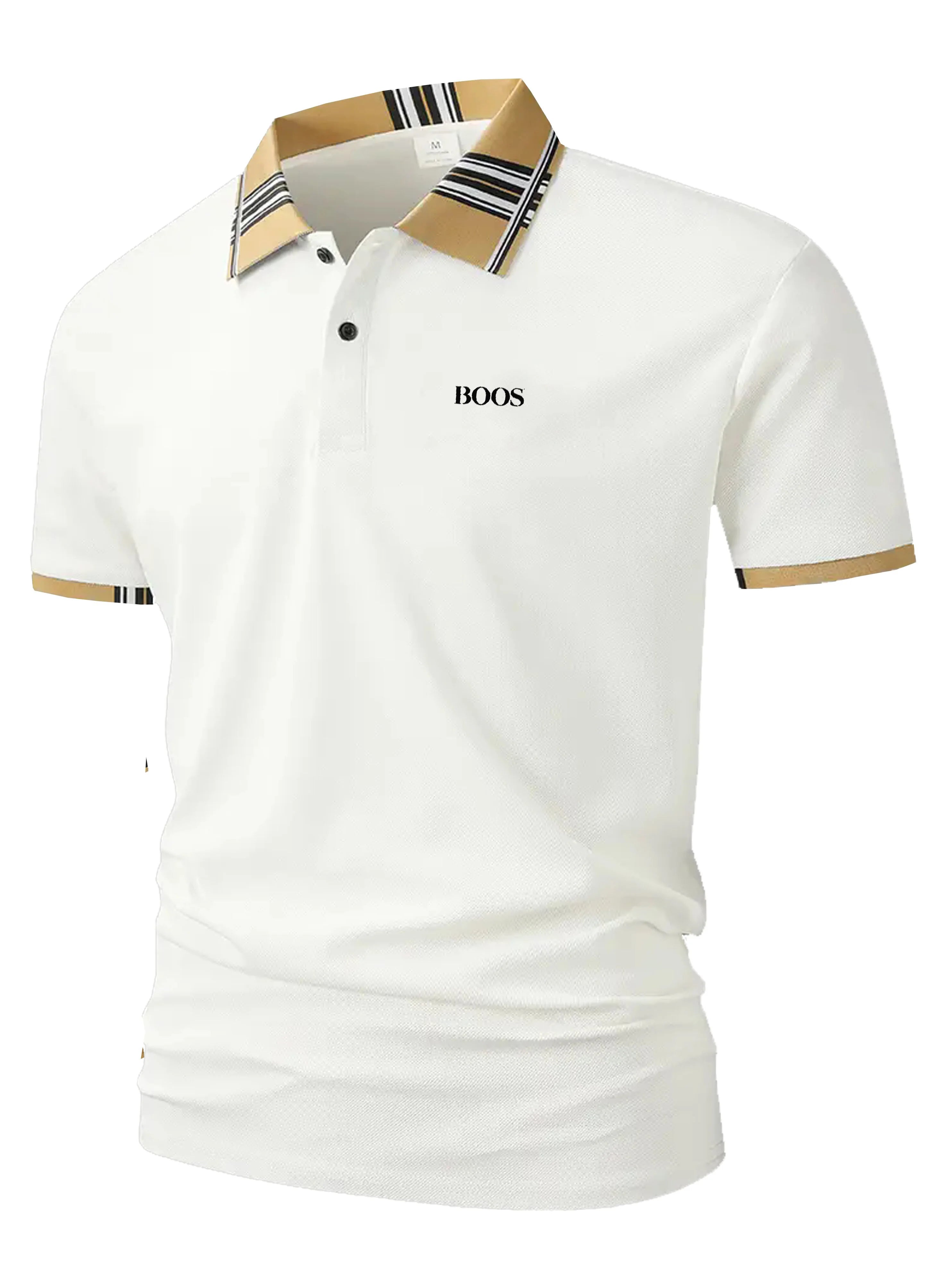 High Quality Mens polo shirt T-shirt Men's clothing  Embroidered Men's fashion Slim fit NEW Breathable Loose Oversized Shirt