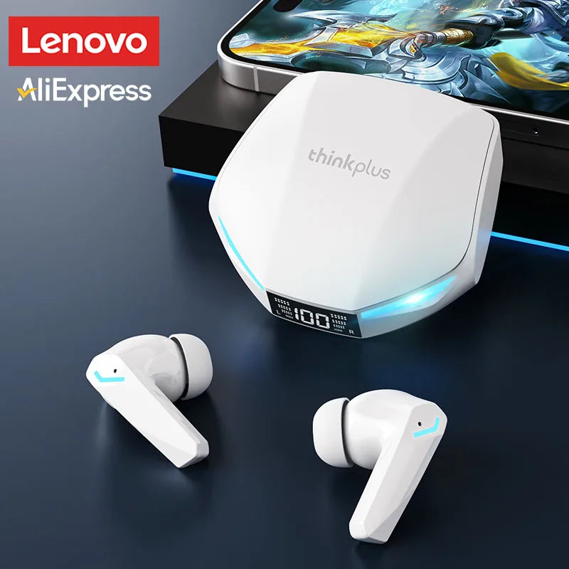 Original Lenovo XT53 Bluetooth V5.4 Earphones LED Power Display Gaming Headphones
