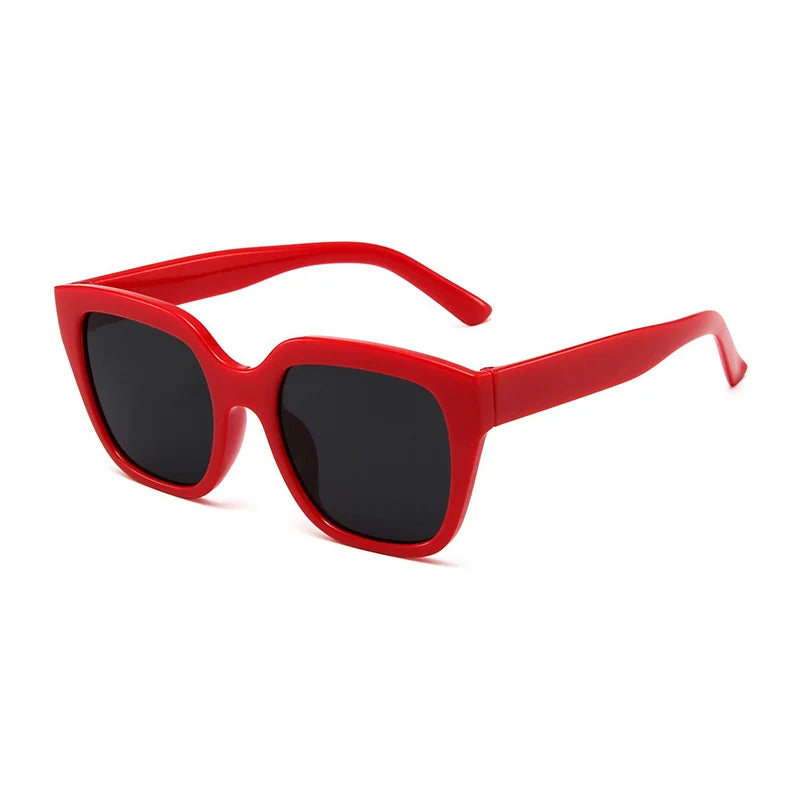 Men Women Shades Big Frame Outdoor UV400 Sun Glasses Black White