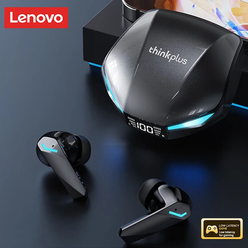 Original Lenovo XT53 Bluetooth V5.4 Earphones LED Power Display Gaming Headphones