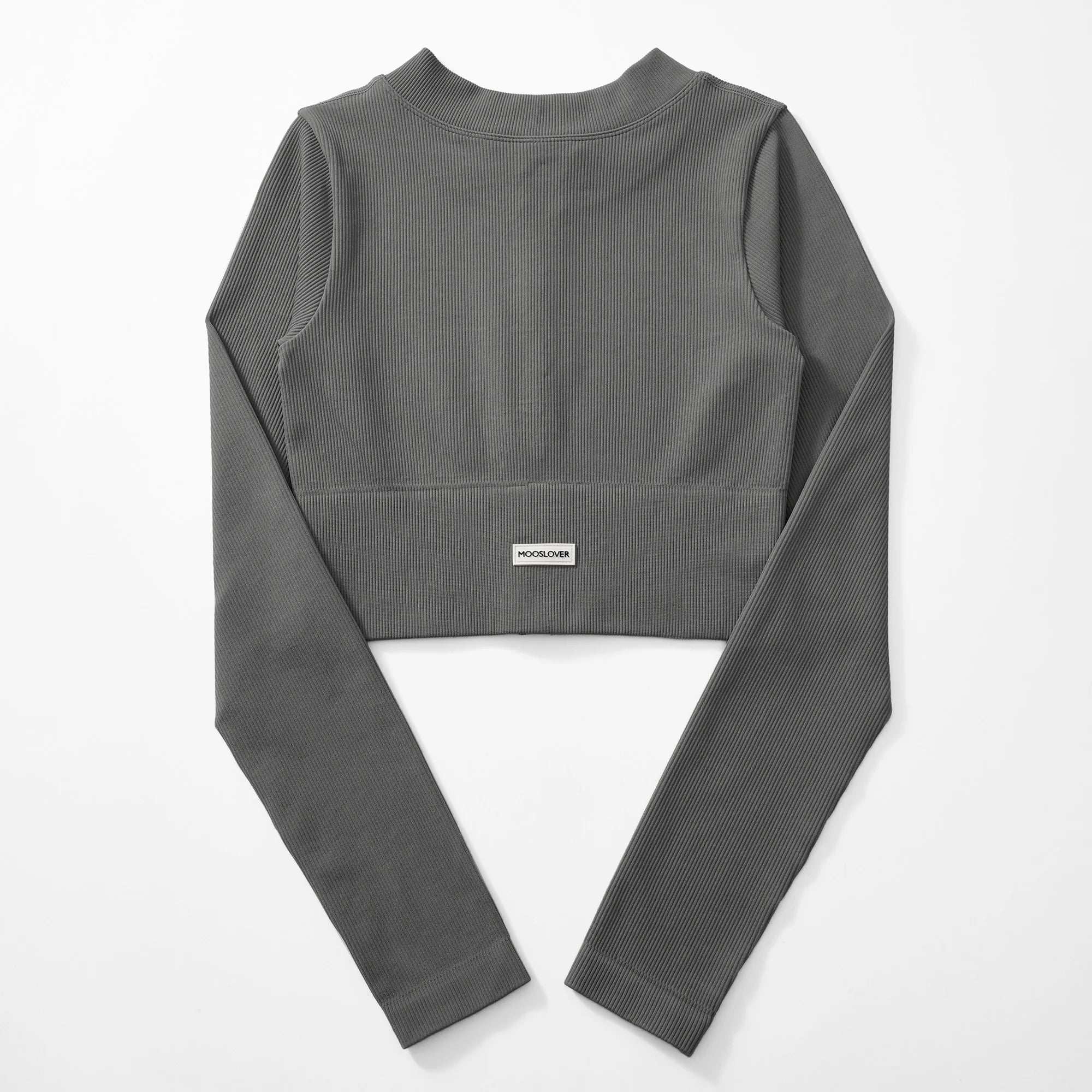 Yoga Shirt Woman Autumn Winter Ribbed Long Sleeve Sports Top Running Training Fitness Top Shockproof Zipper Yoga Tops Women