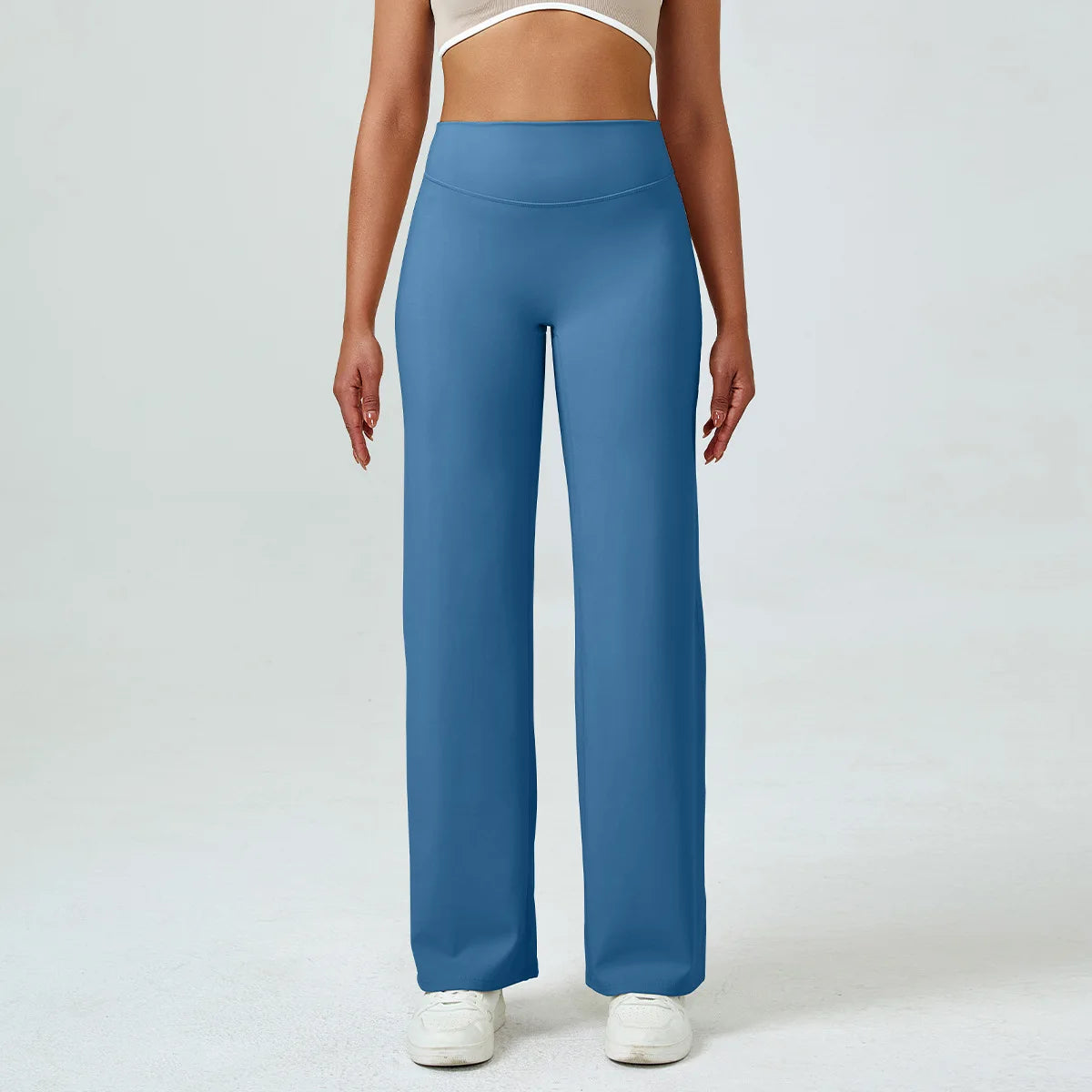 Yoga Pants High Waist Straight Wide Leg Pants Slim-fit Hip-lifting Slimming Yoga Clothing Sports Breathable Quick-drying Fitness