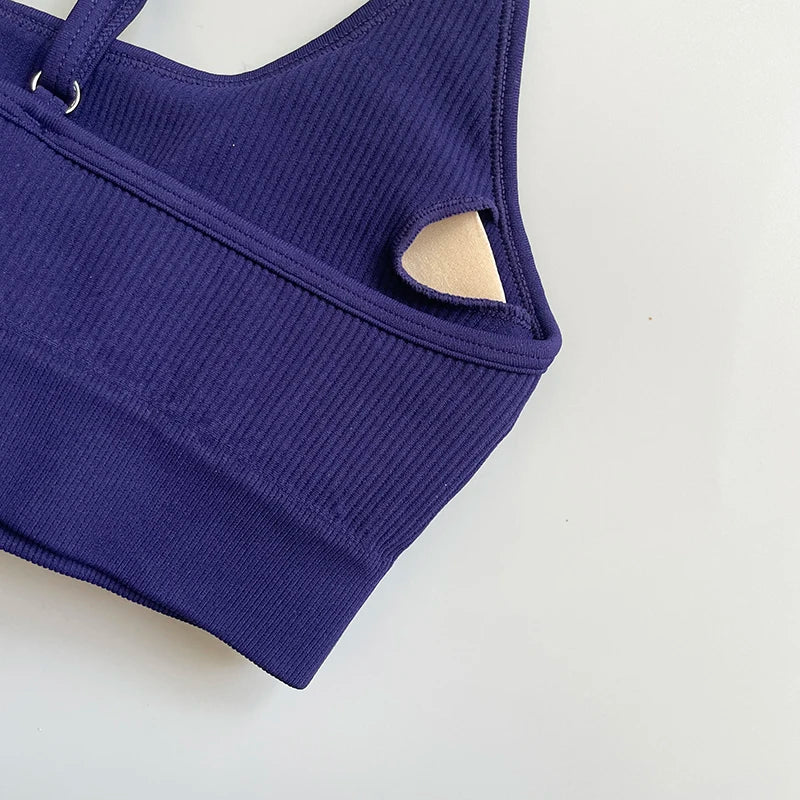 Yoga Short Sets Seamless SportsWear Women Sport Outfit For Woman Crop Top Mini Shorts Suit Workout Clothes Athletic Wear
