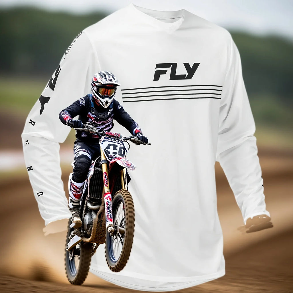 Men's long-sleeved off-road motorcycle mountain bike clothing bicycle motorcycle T-shirt cycling jersey mountain bike top clothe