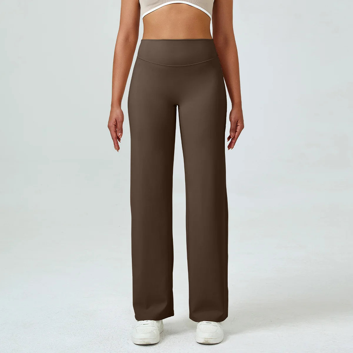 Yoga Pants High Waist Straight Wide Leg Pants Slim-fit Hip-lifting Slimming Yoga Clothing Sports Breathable Quick-drying Fitness