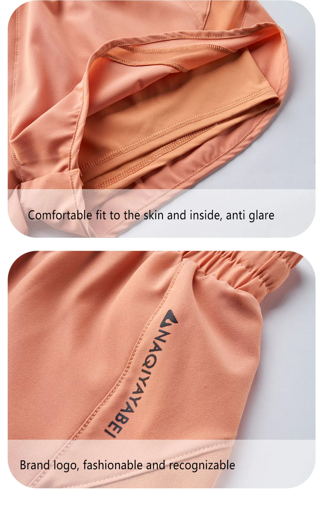 Sports shorts women's yoga fitness high waist loose three-quarter pants high elastic quick-drying breathable anti-glare