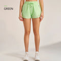 Sports shorts women's yoga fitness high waist loose three-quarter pants high elastic quick-drying breathable anti-glare