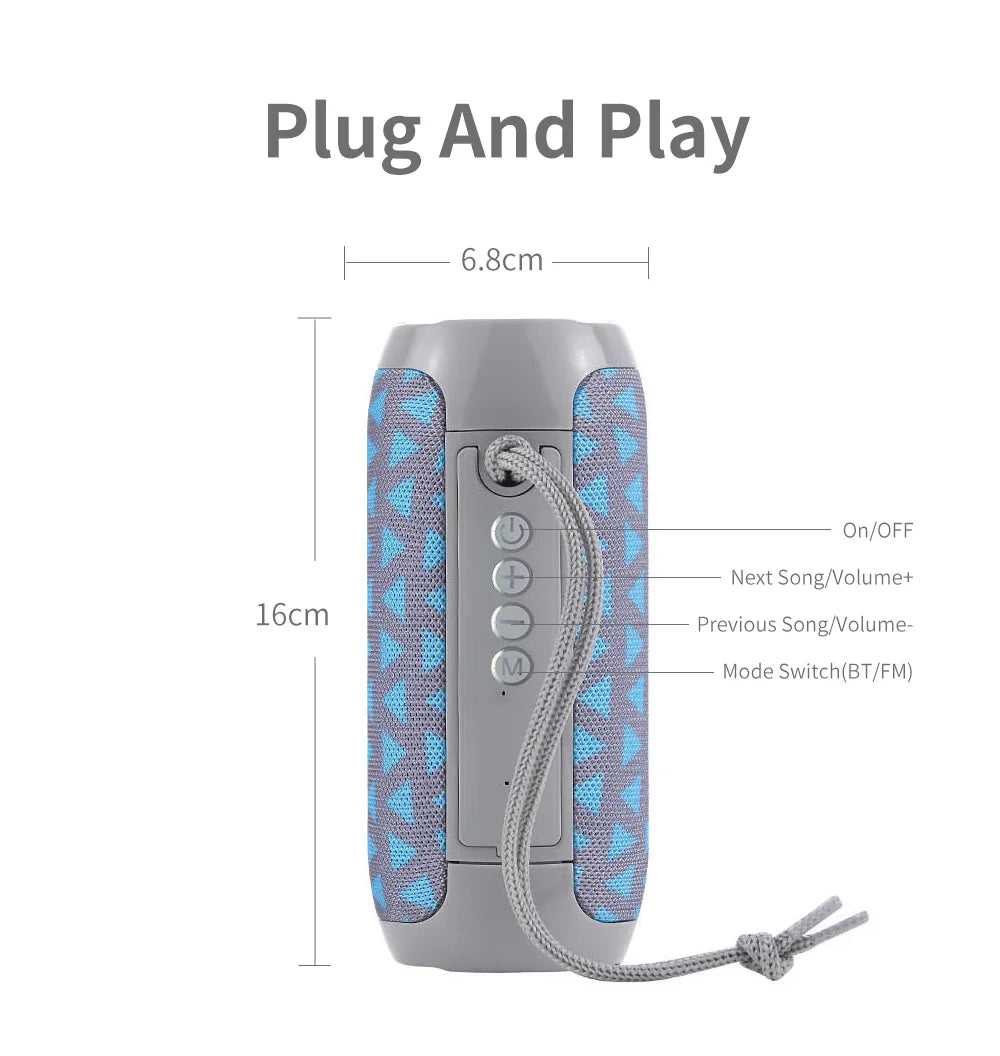 Bluetooth Speaker T&G TG117 Portable TWS Sound Box