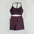 Yoga Short Sets Seamless SportsWear Women Sport Outfit For Woman Crop Top Mini Shorts Suit Workout Clothes Athletic Wear