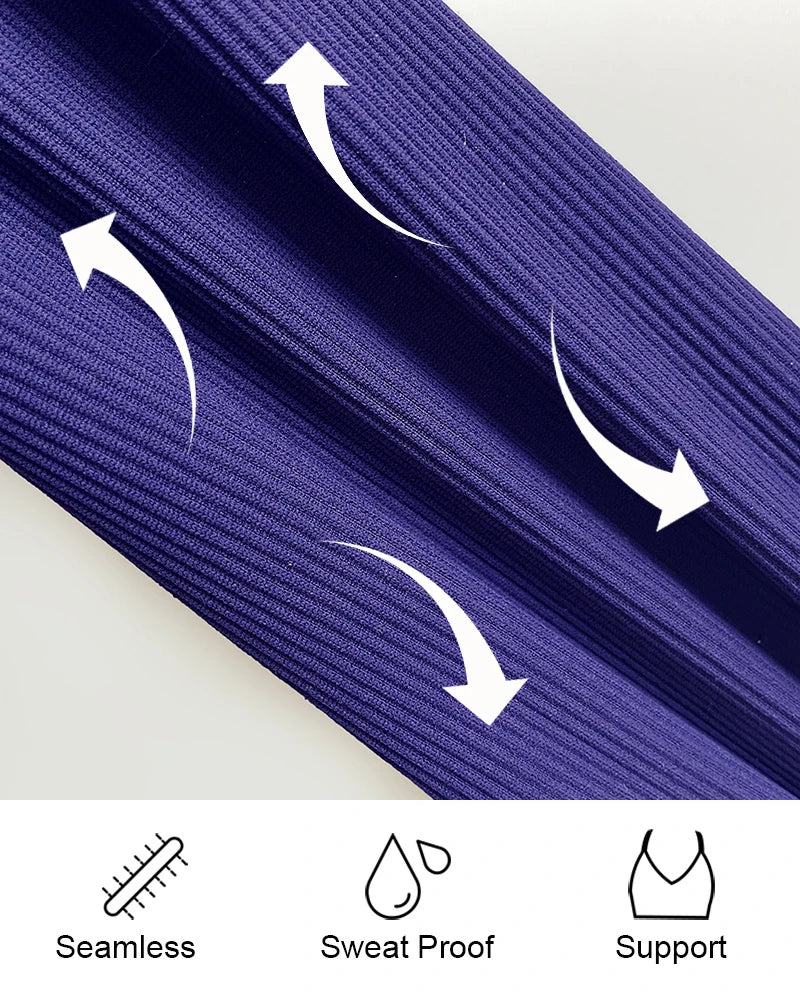 Yoga Short Sets Seamless SportsWear Women Sport Outfit For Woman Crop Top Mini Shorts Suit Workout Clothes Athletic Wear