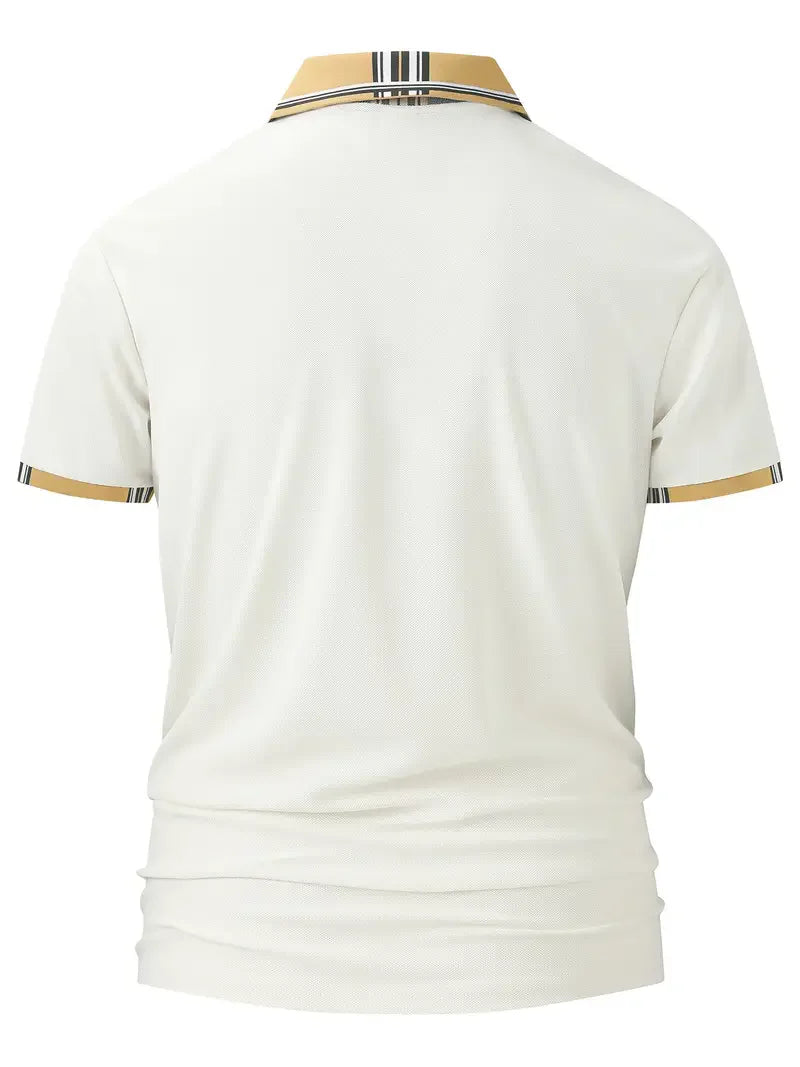 High Quality Mens polo shirt T-shirt Men's clothing  Embroidered Men's fashion Slim fit NEW Breathable Loose Oversized Shirt