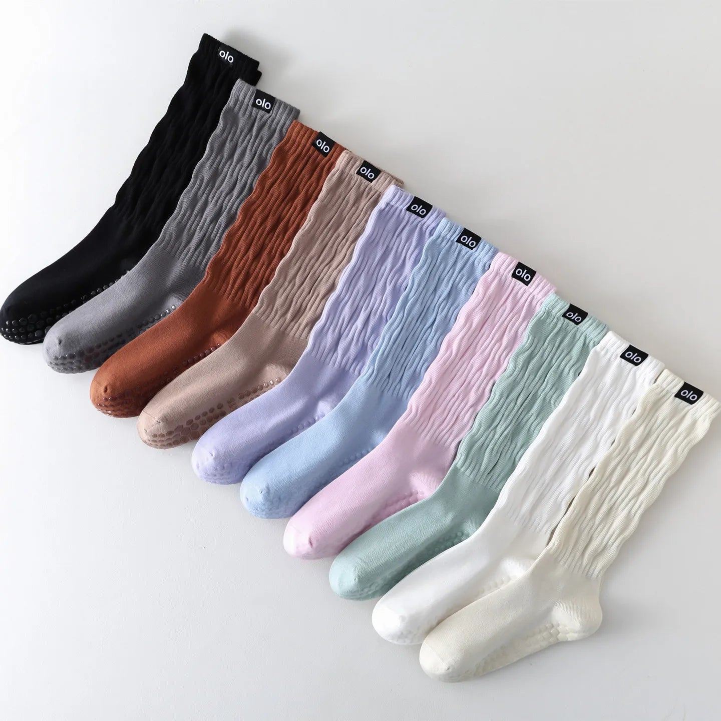 Yoga Socks Knitted Cotton Breathable Indoor Floor Dance Sports Socks Professional Silicone Anti-slip Gym Fitness Pilates Socks