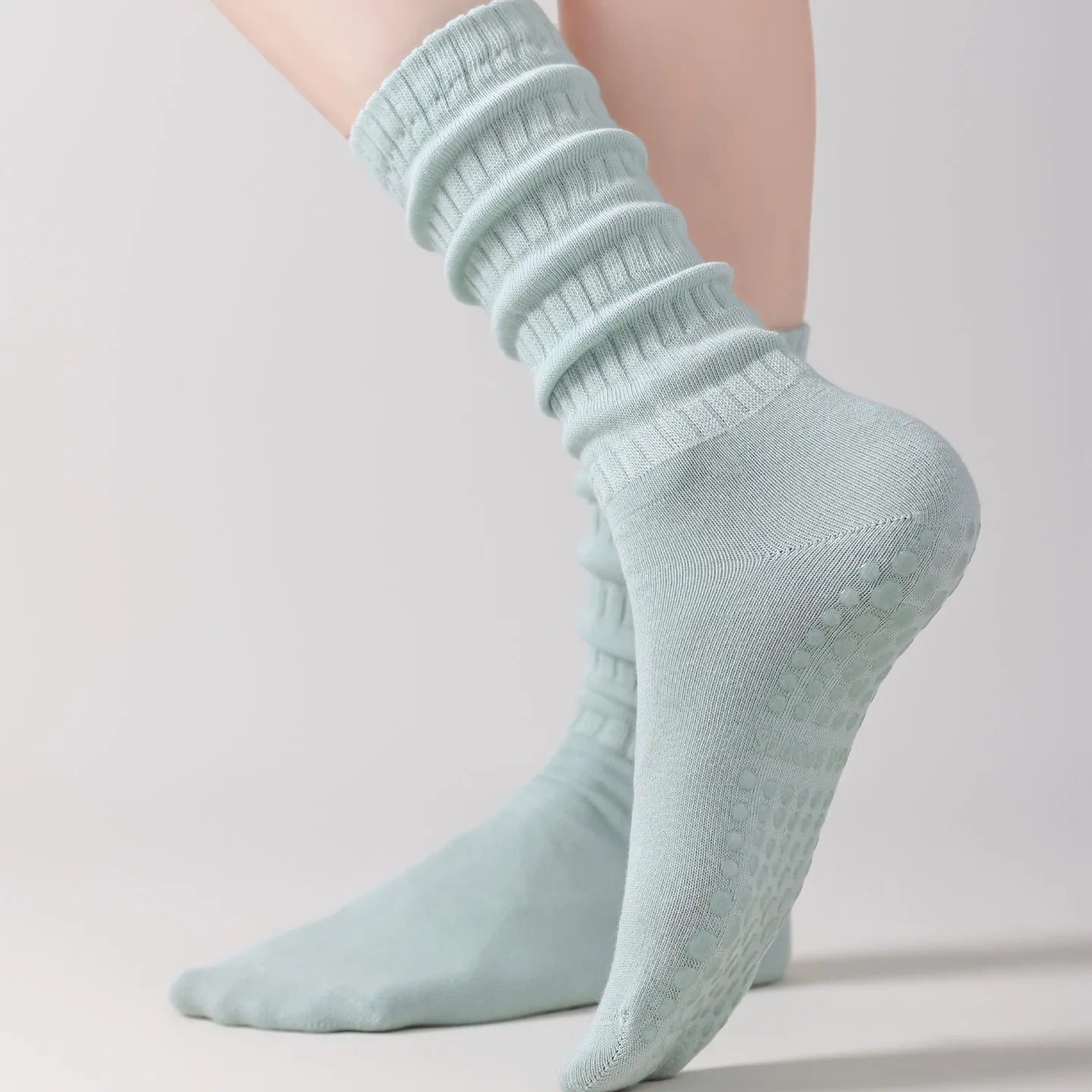 Yoga Socks Knitted Cotton Breathable Indoor Floor Dance Sports Socks Professional Silicone Anti-slip Gym Fitness Pilates Socks