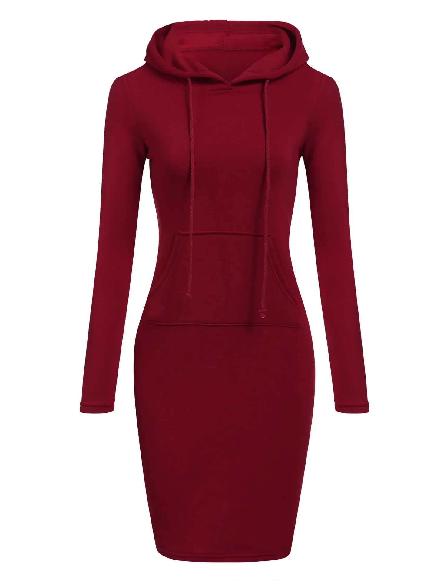 Ladies Autumn Attire Women's Hooded Dresses Hoodie - Style Sweatshirt Dresses for Women Tops in Ladies Clothing