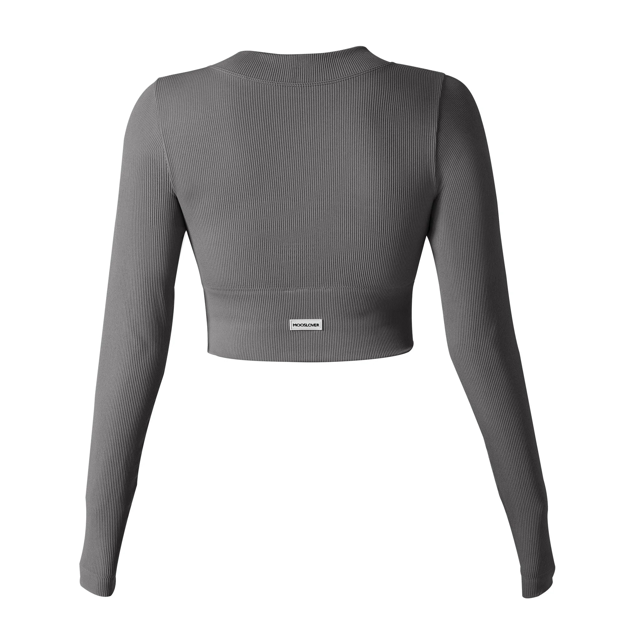 Yoga Shirt Woman Autumn Winter Ribbed Long Sleeve Sports Top Running Training Fitness Top Shockproof Zipper Yoga Tops Women