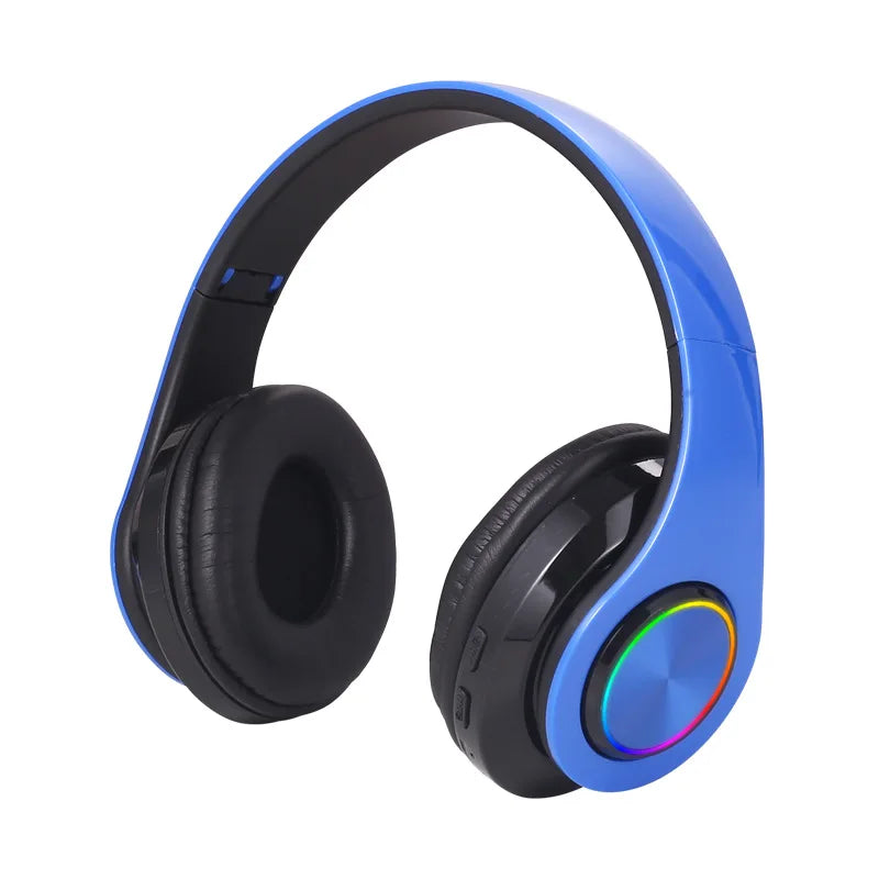 5.0 Headphone With Microphone On-Ear Headset Stereo Sound Earphones Sports Gaming