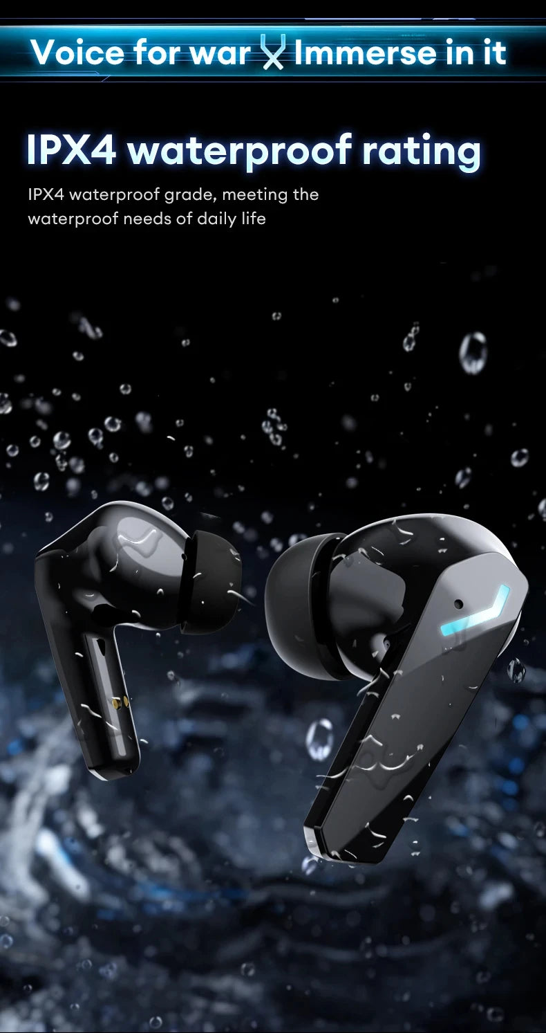Original Lenovo XT53 Bluetooth V5.4 Earphones LED Power Display Gaming Headphones