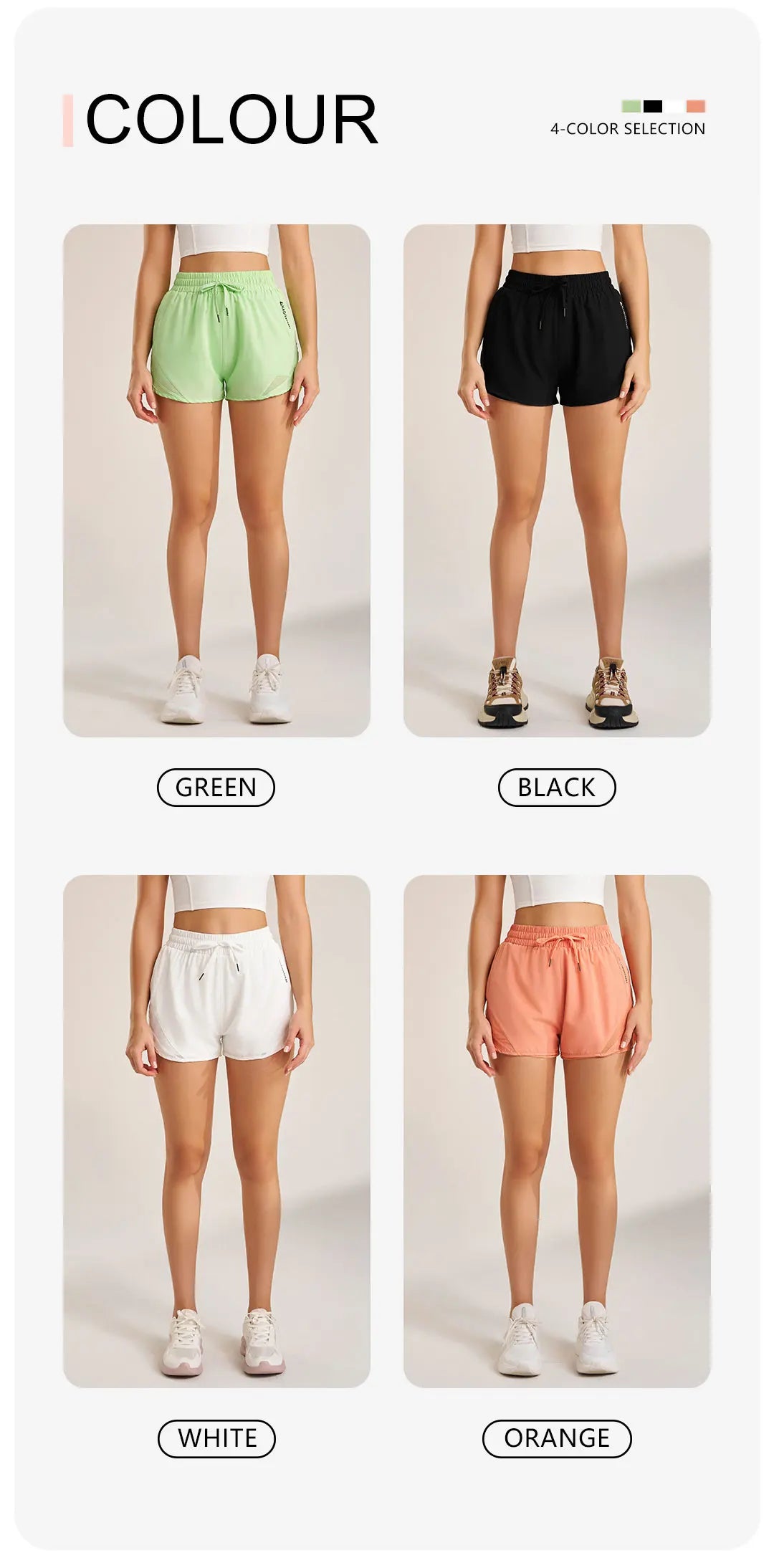Sports shorts women's yoga fitness high waist loose three-quarter pants high elastic quick-drying breathable anti-glare