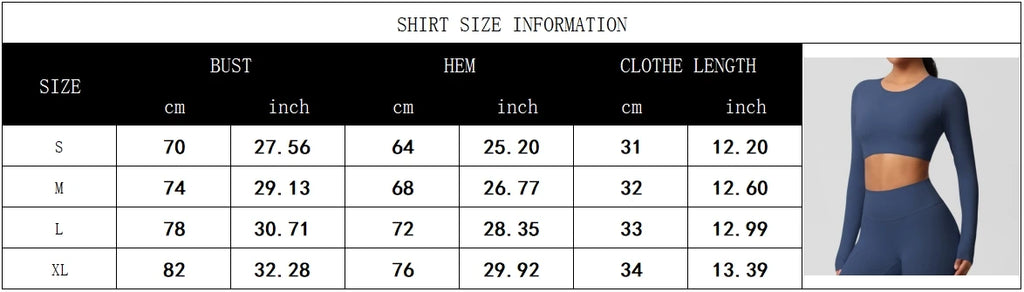 Yoga Shirts For Women Long Sleeve With Padded Fitness Running Gym Clothes Workout Dry Fit Breathable High Elastic Sports Top