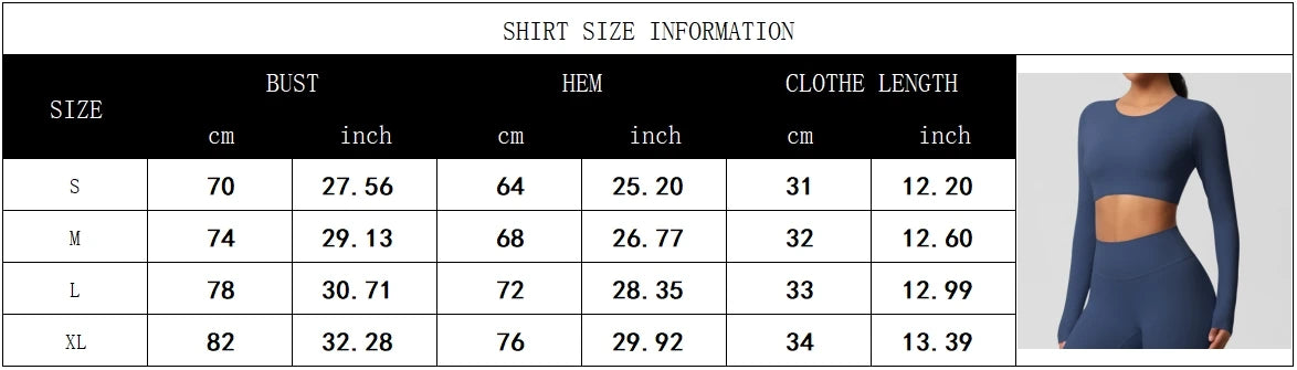 Yoga Shirts For Women Long Sleeve With Padded Fitness Running Gym Clothes Workout Dry Fit Breathable High Elastic Sports Top