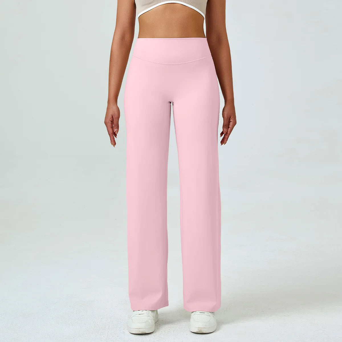 Yoga Pants High Waist Straight Wide Leg Pants Slim-fit Hip-lifting Slimming Yoga Clothing Sports Breathable Quick-drying Fitness