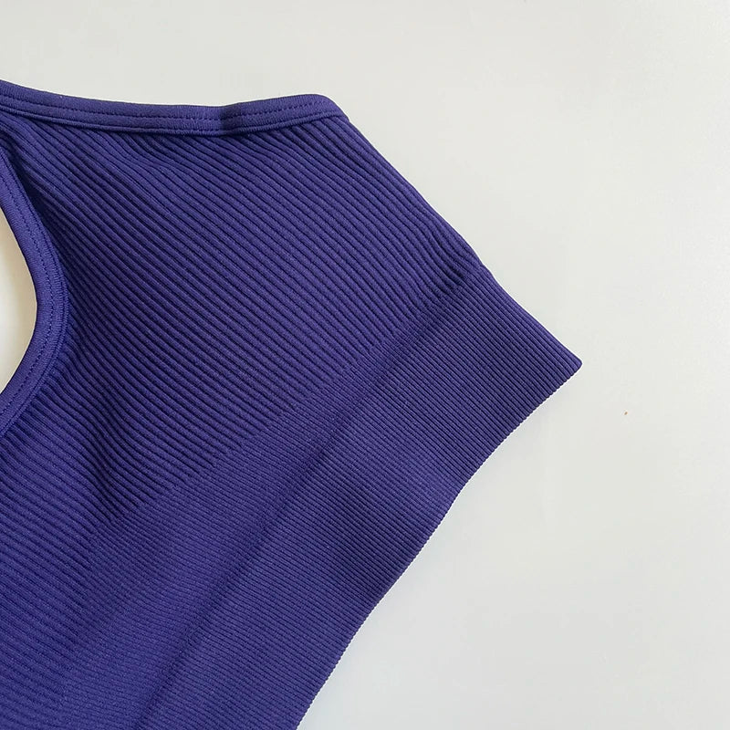 Yoga Short Sets Seamless SportsWear Women Sport Outfit For Woman Crop Top Mini Shorts Suit Workout Clothes Athletic Wear