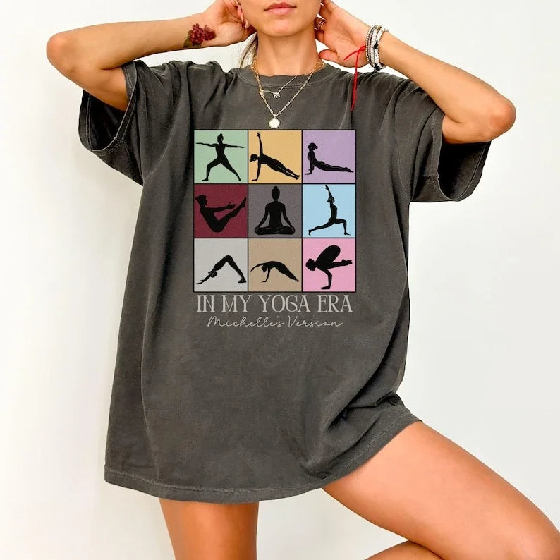 Yoga Shirt in My Yoga Era T-shirt T Shirt Gift for Yogini Lover Shirt Namaste Harajuku Y2k Clothes Women Clothes