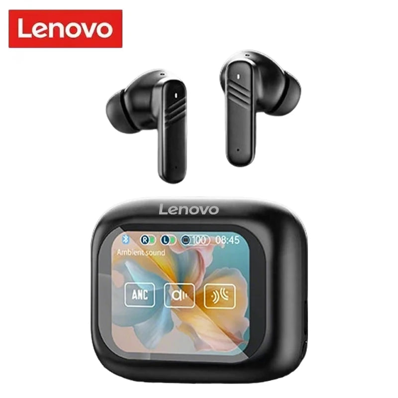 Lenovo V10 Touch Screen Headphones ANC Bluetooth 5.4 Noise Cancelling