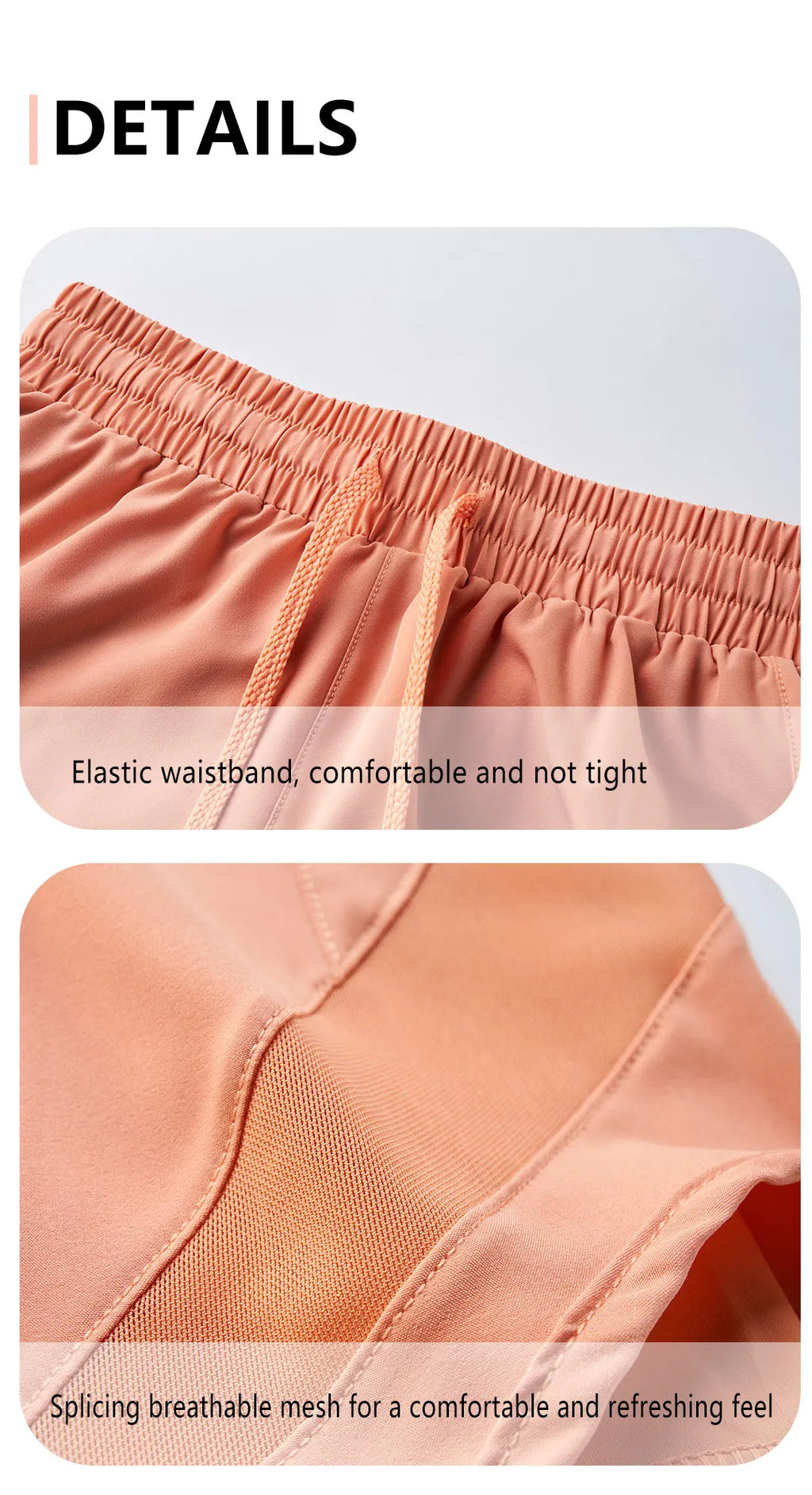 Sports shorts women's yoga fitness high waist loose three-quarter pants high elastic quick-drying breathable anti-glare