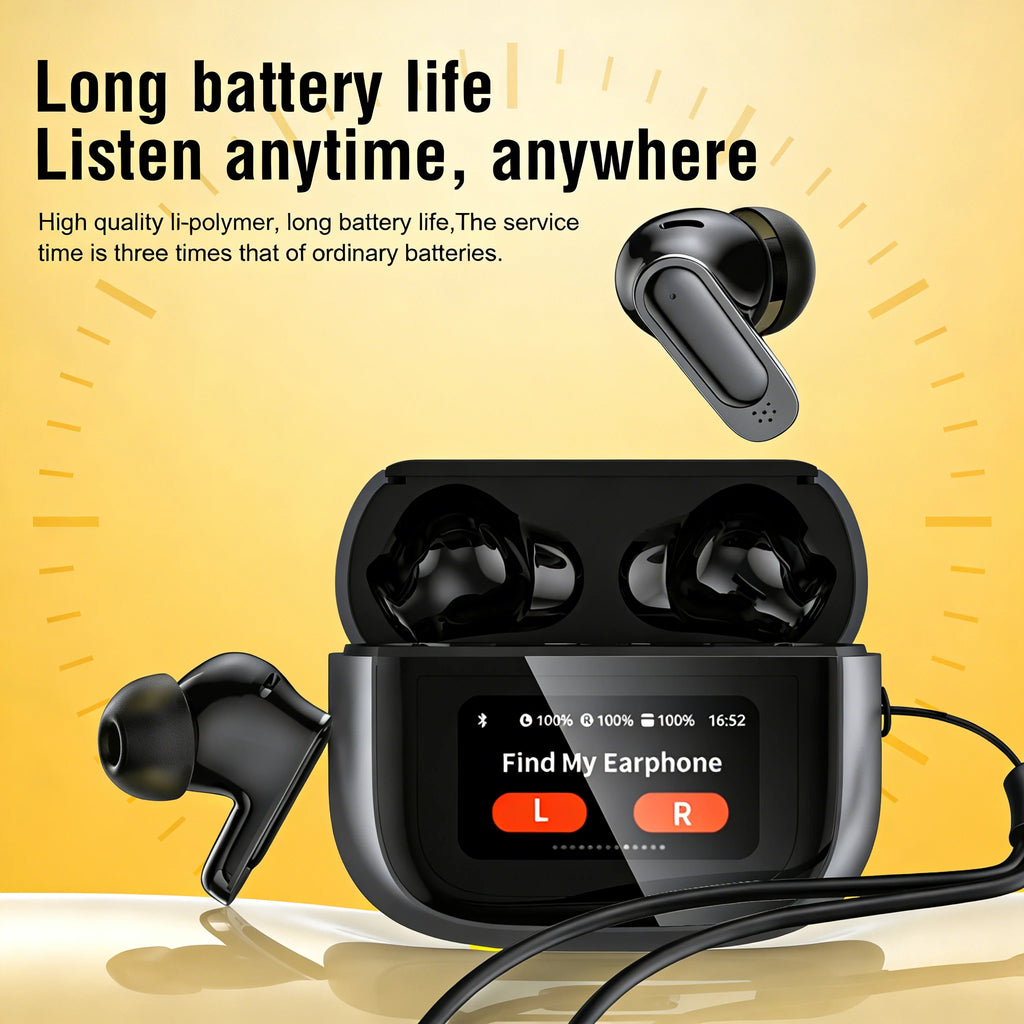 BOSECXT V11 TWS Wireless Earphones Touch Screen Digital Display