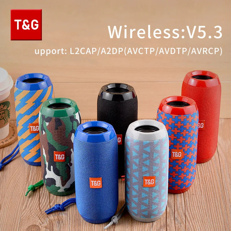 Bluetooth Speaker T&G TG117 Portable TWS Sound Box
