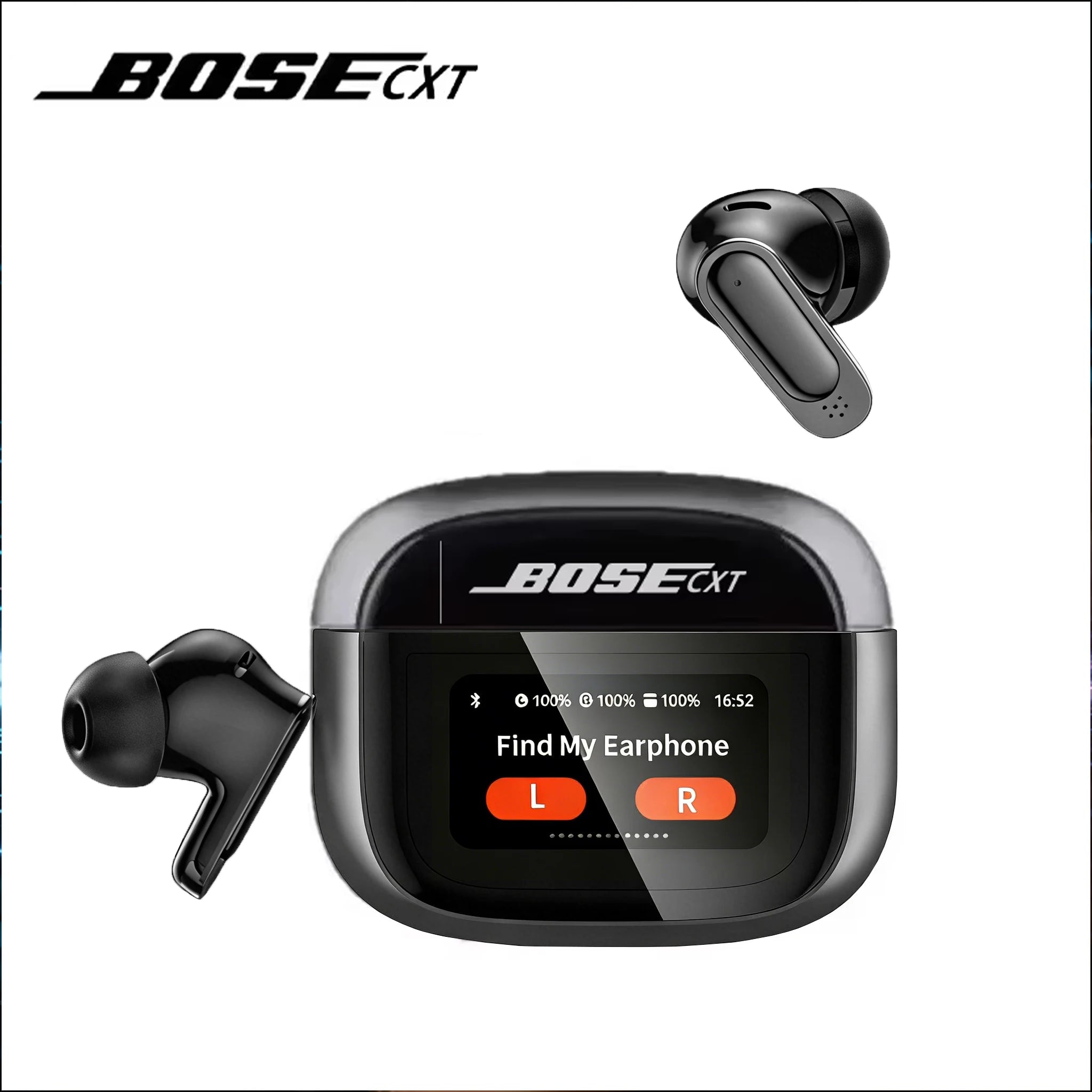 BOSECXT V11 TWS Wireless Earphones Touch Screen Digital Display