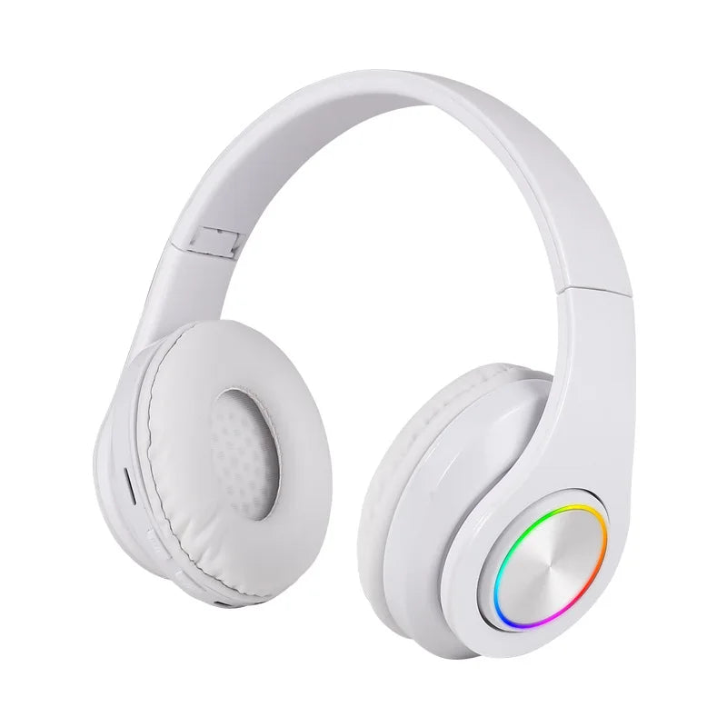 5.0 Headphone With Microphone On-Ear Headset Stereo Sound Earphones Sports Gaming