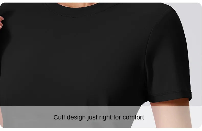 Yoga Classic T-shirt Women's Fitness Yoga Clothing Short Sleeve Round Neck Sports T-shirt