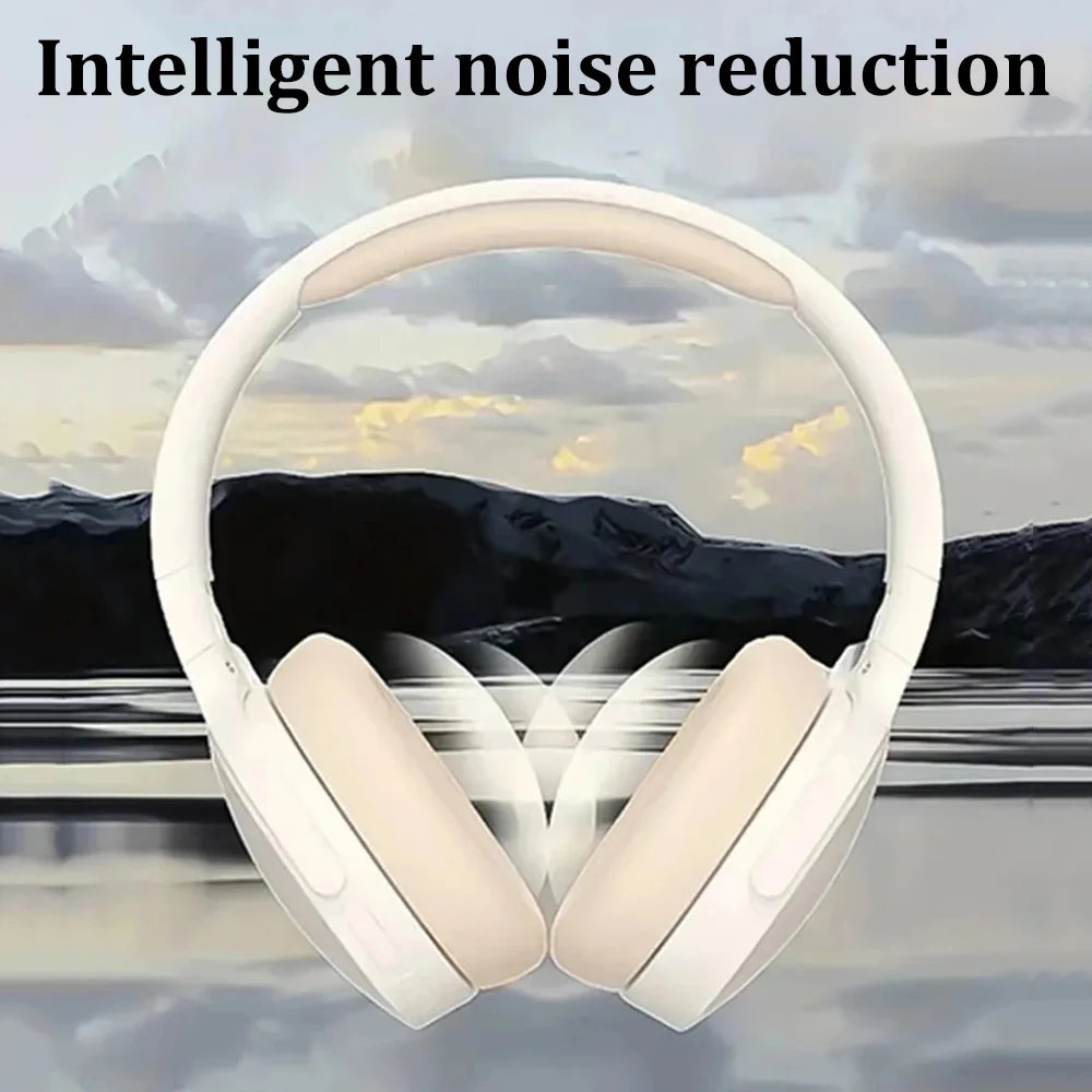 Bluetooth 5.3 Headsets Gaming Headphones Dual Mode Wireless Earphones Foldable Noise Reduction