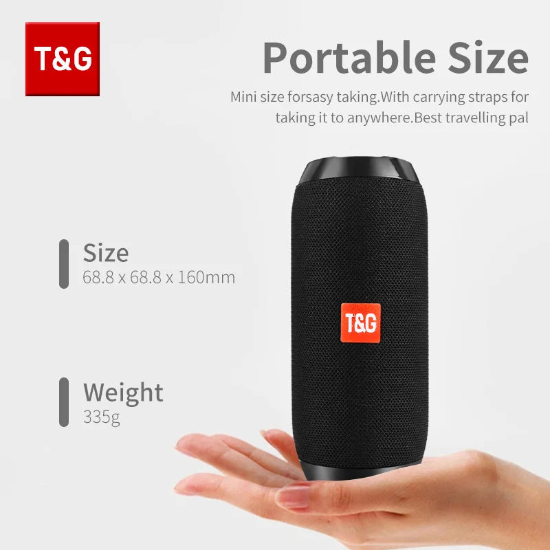 Bluetooth Speaker T&G TG117 Portable TWS Sound Box