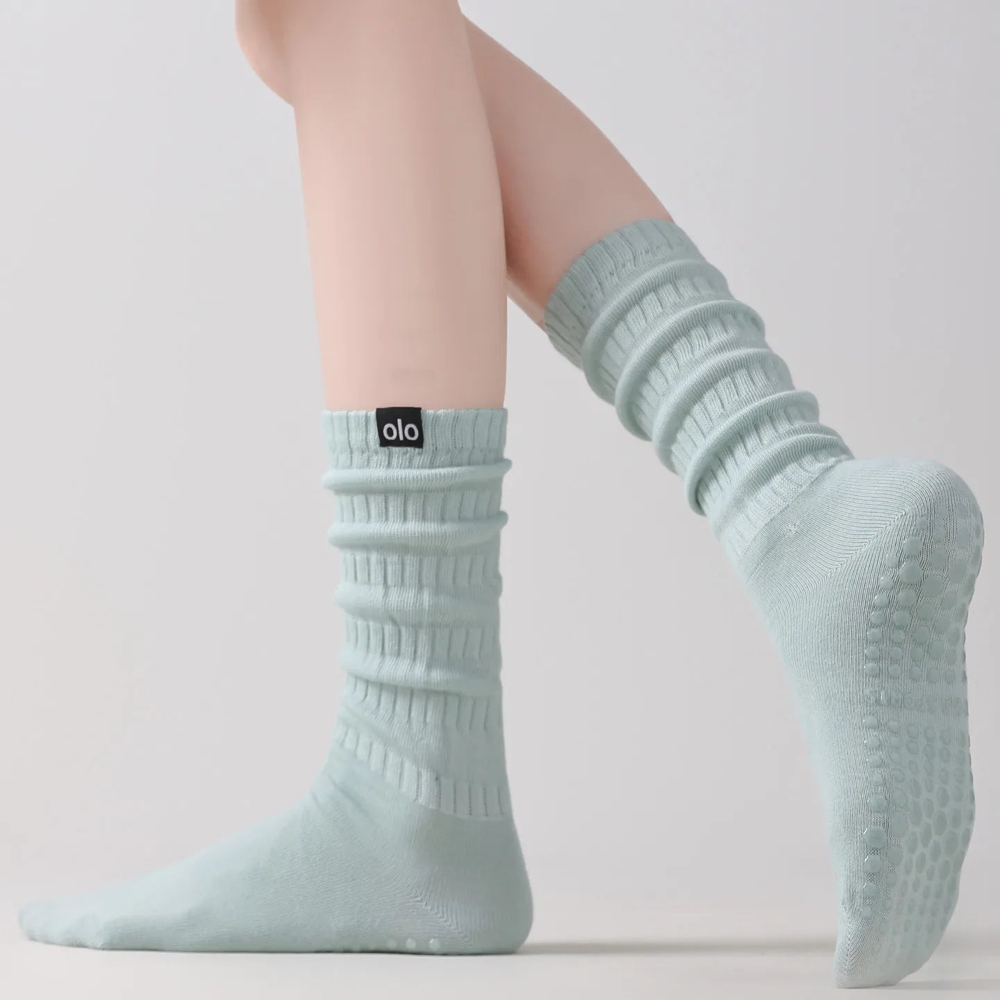 Yoga Socks Knitted Cotton Breathable Indoor Floor Dance Sports Socks Professional Silicone Anti-slip Gym Fitness Pilates Socks