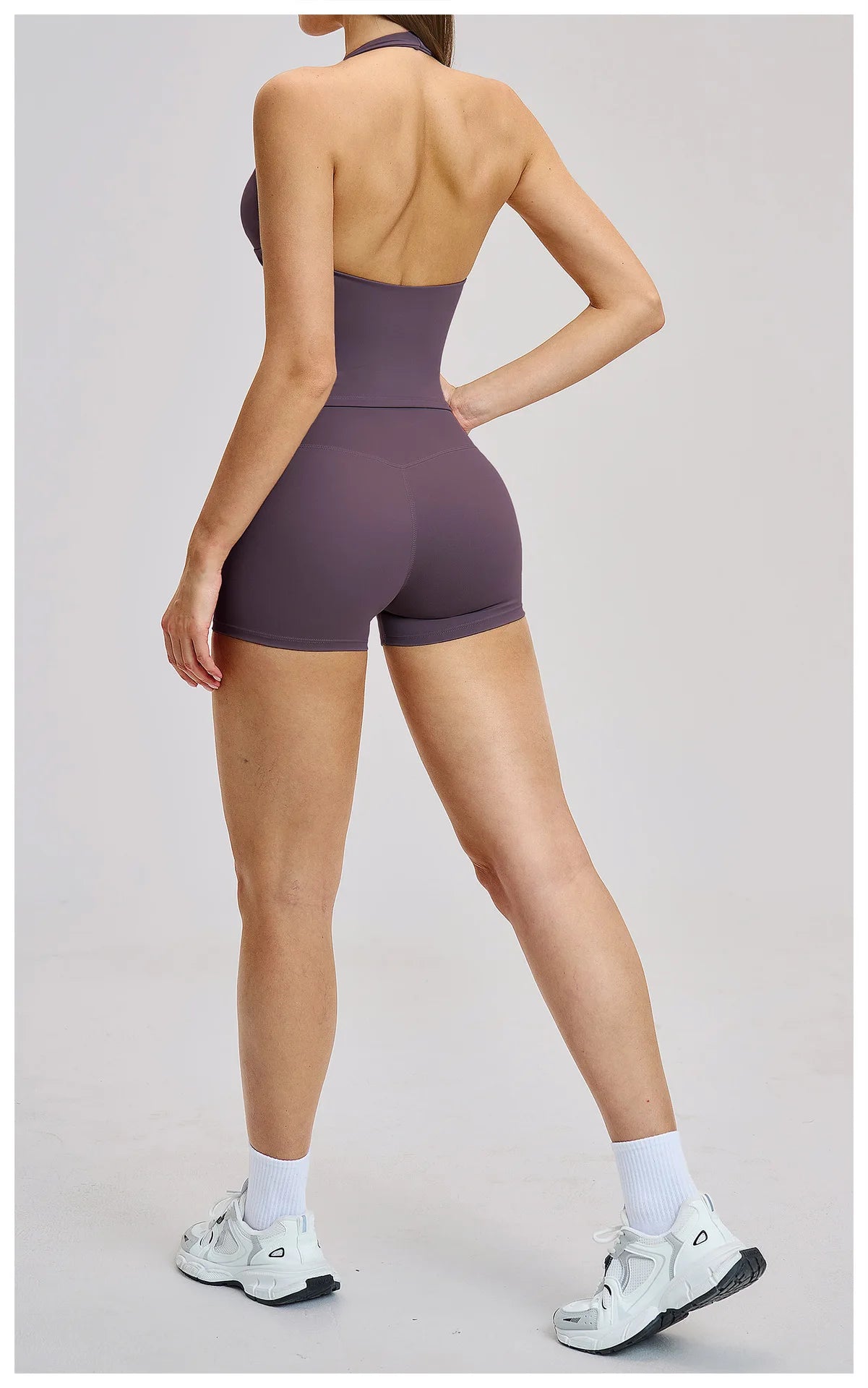 Yoga Set 2 Pieces Women's Tracksuit Sportswear Gym Clothing Workout Clothes High Waist Shorts Sexy Fitness Vest Sports Suit