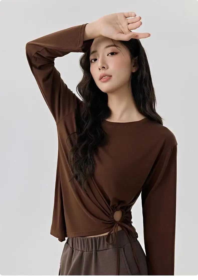 Yoga Suits for Women's New Spring and Autumn Quick-drying Fitness Suit Sports Tops Pilates Training Long-sleeved Running Hoodie