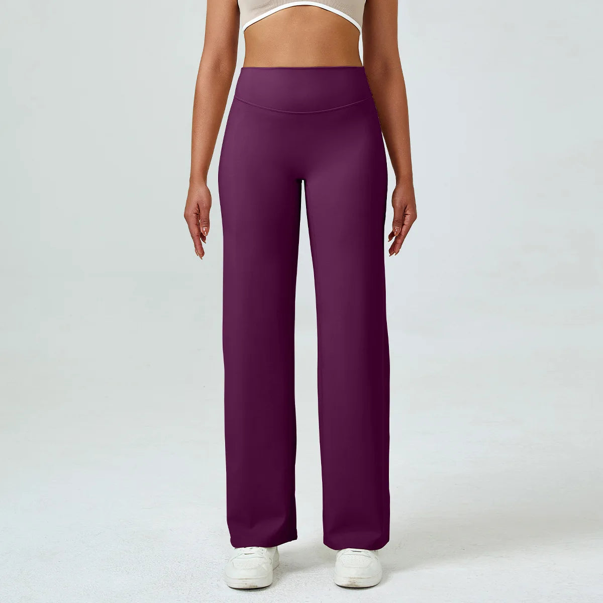 Yoga Pants High Waist Straight Wide Leg Pants Slim-fit Hip-lifting Slimming Yoga Clothing Sports Breathable Quick-drying Fitness
