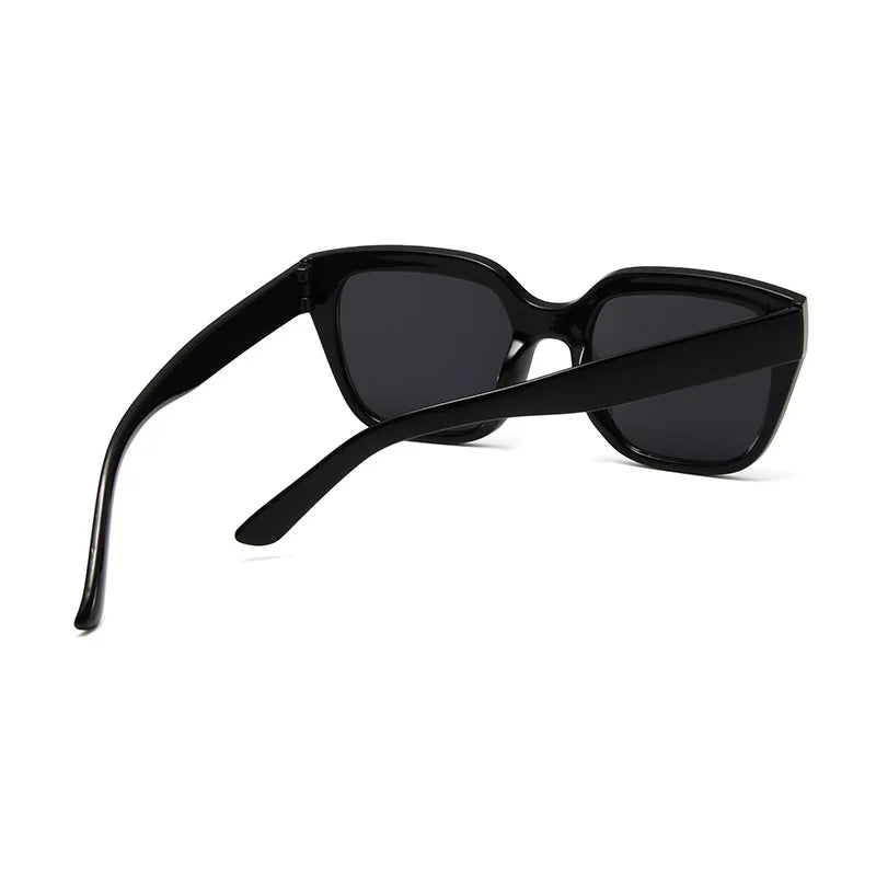 Men Women Shades Big Frame Outdoor UV400 Sun Glasses Black White